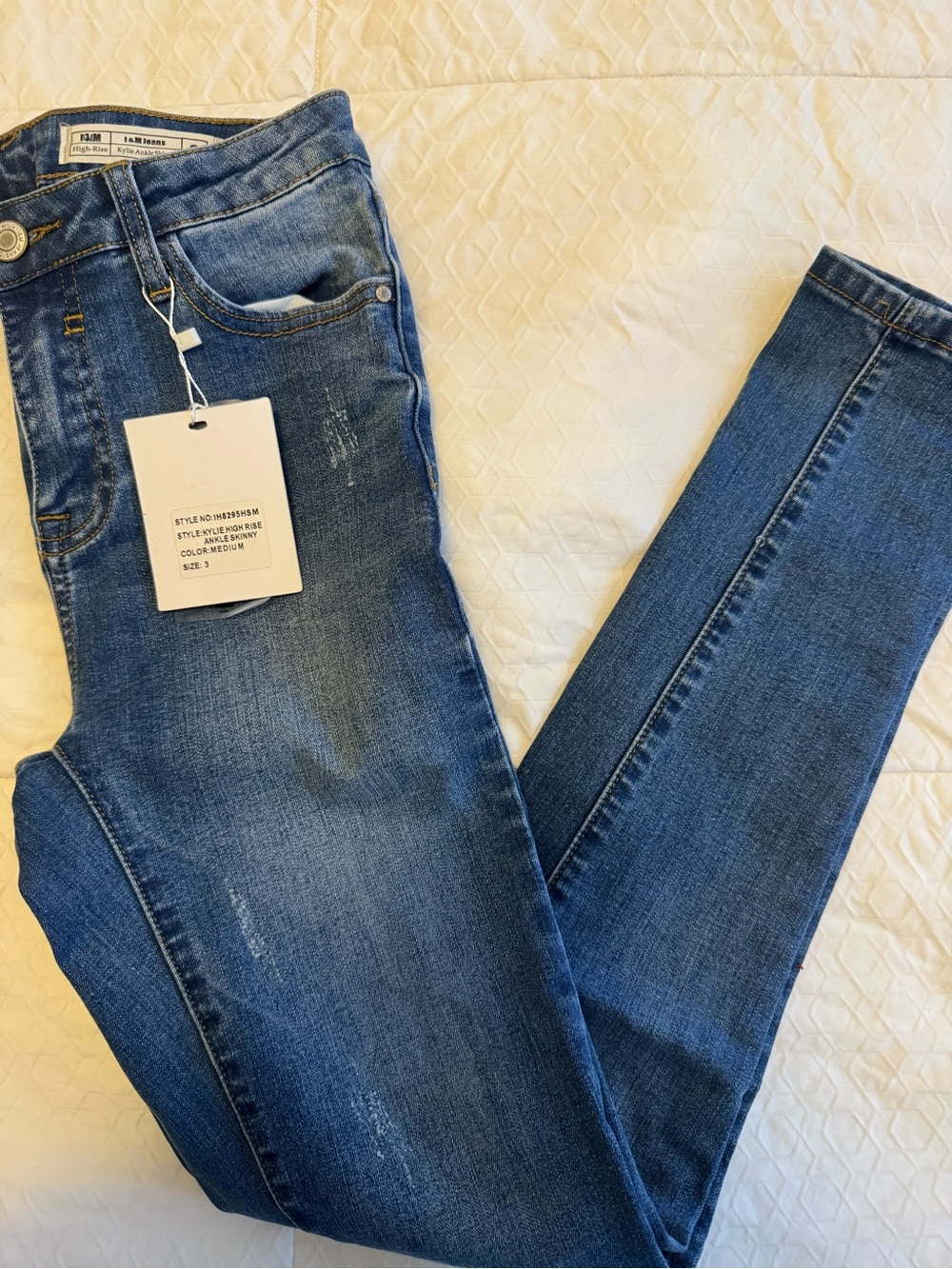 Slim Fit Blue Skinny Jeans with Stretch